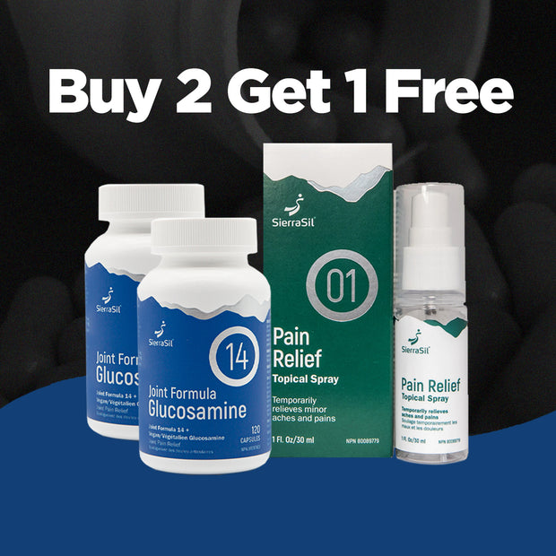 2 Joint Formula Glucosamine & Get 1 Pain-Free Topical Spray FREE!