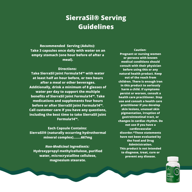 Joint Formula 14 - SierraSil Health Inc.